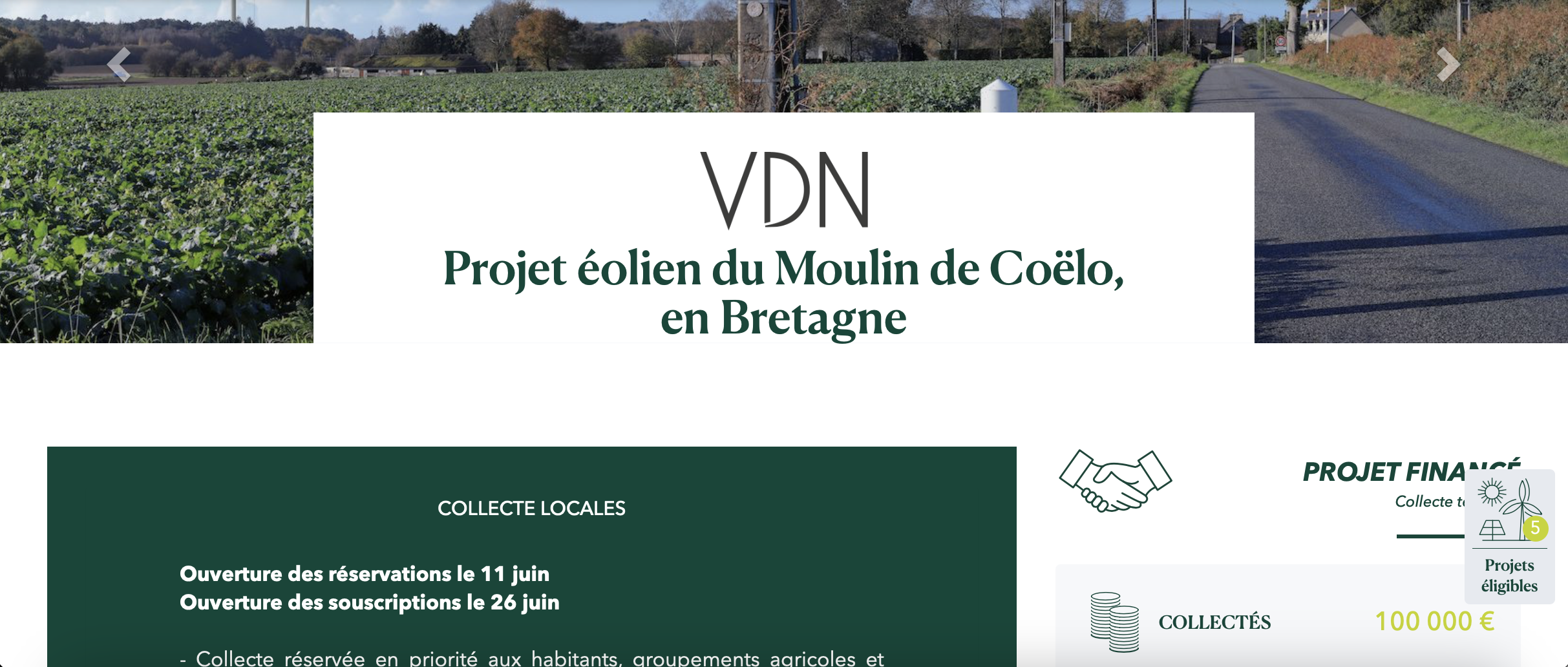 Moulin de Coelo en financement participatif par VDN Group