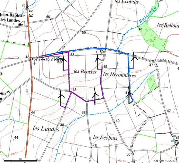 Touches extension carte IGN - VDN cartographie