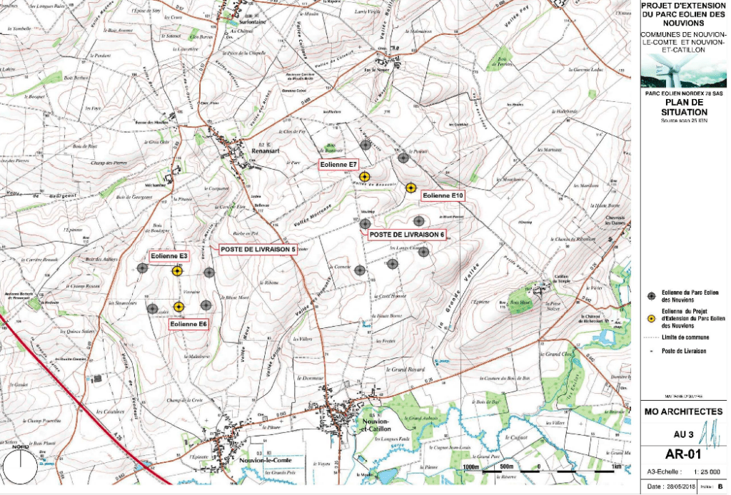 Nouvions extension carte IGN - VDN cartographie